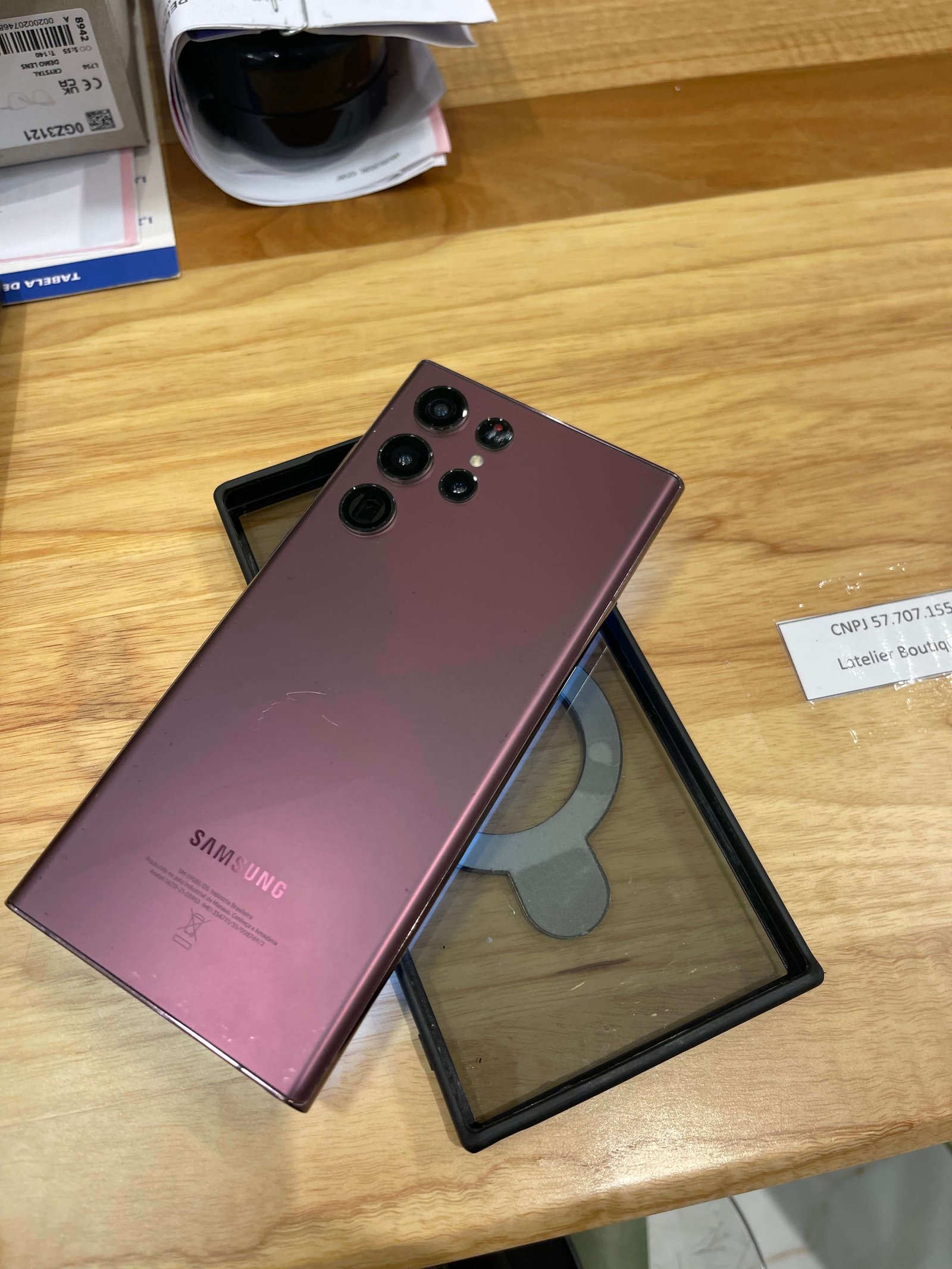 Smartphone recebido para atendimento pela Tec Silva Recreio
